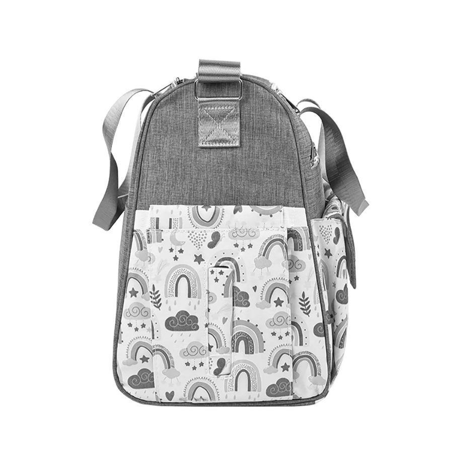 Bolso Pañalera Maternal Mochila Multifuncional-5