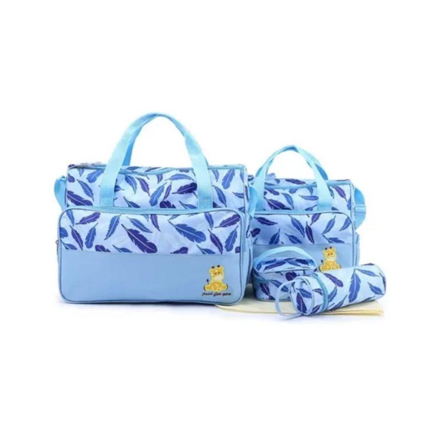 Bolso Maternal 5 Piezas Pañalera Mudador Bebes-2