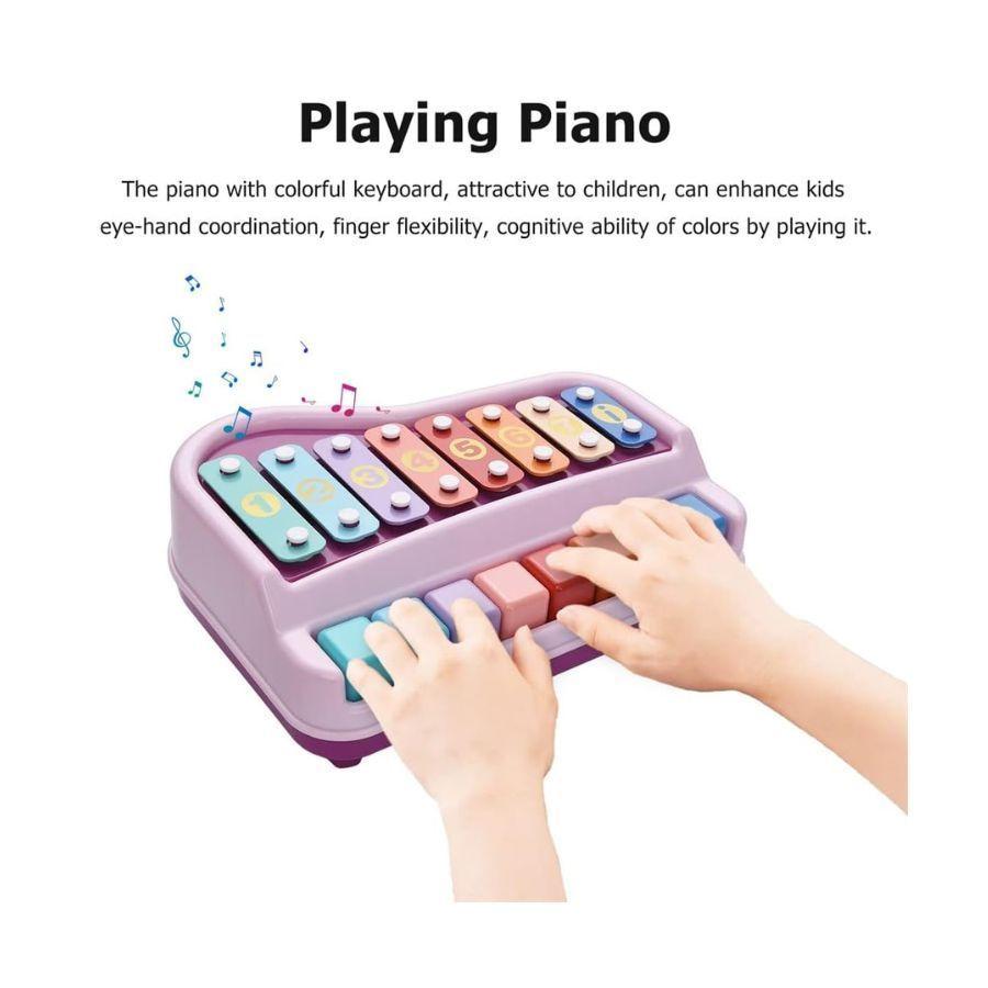 Piano de Juguete Musical Infantil 2 en 1-4