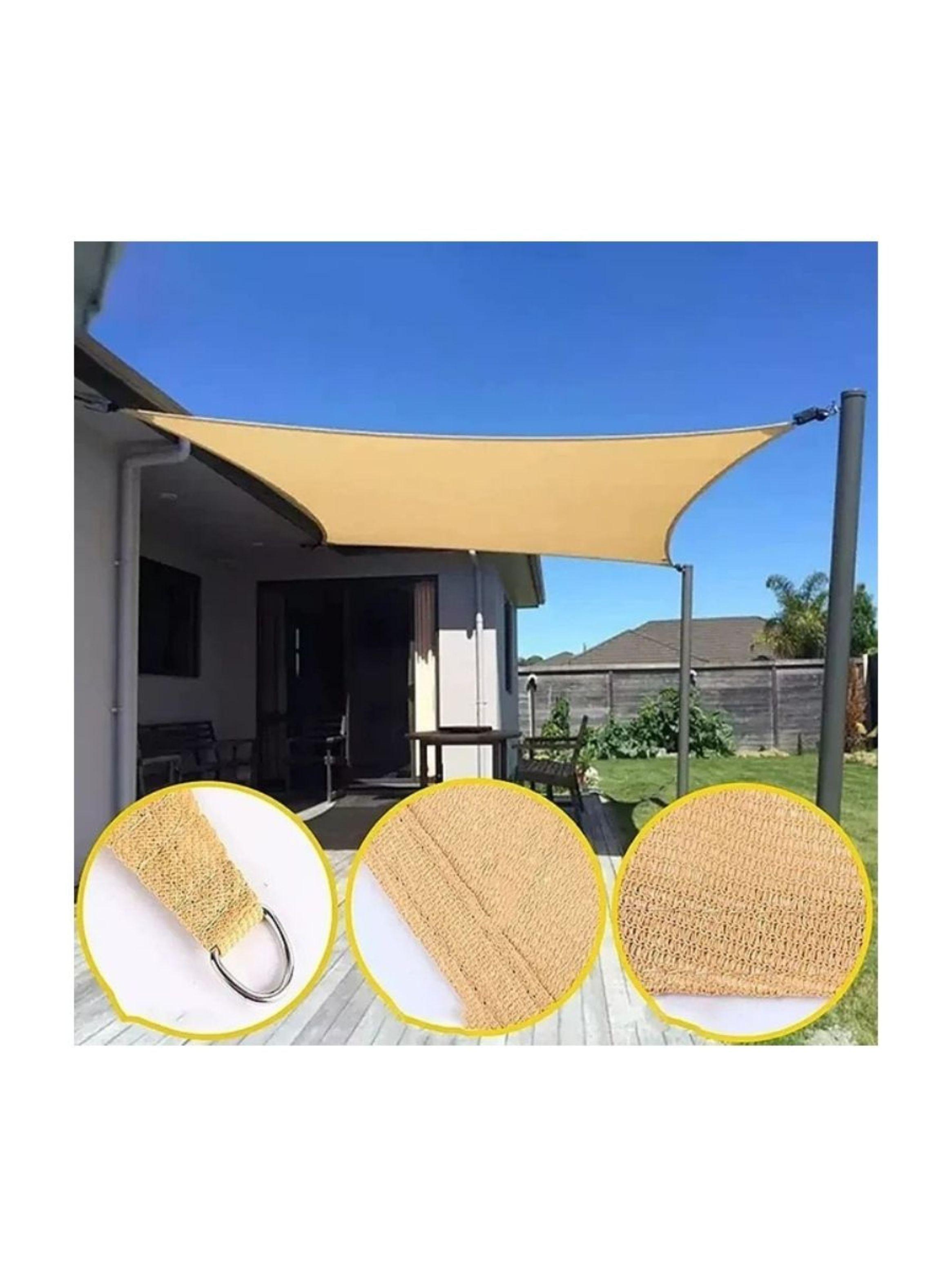 Carpa Toldo Vela Rectangular Impermeable 6x8 Metros-1
