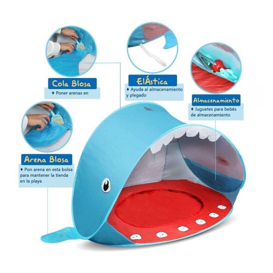 Carpa Tienda para Bebé Plegable con Piscina-5