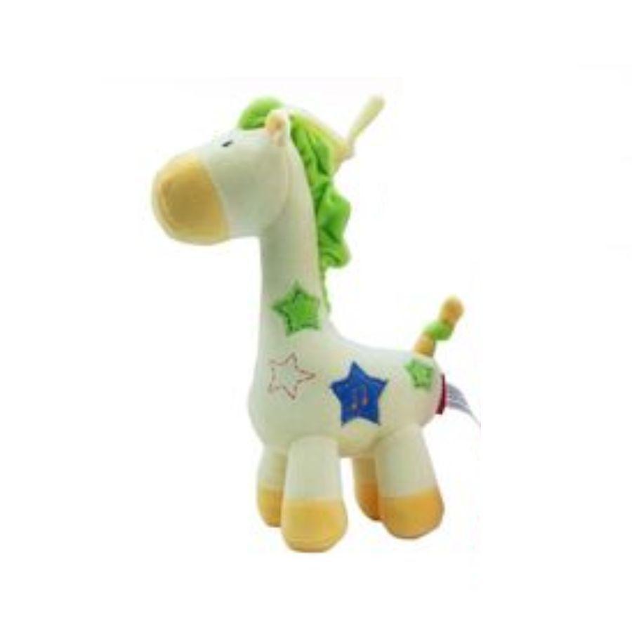 Sonajero Peluche De Jirafa Sensorial Musical Estimulante -0