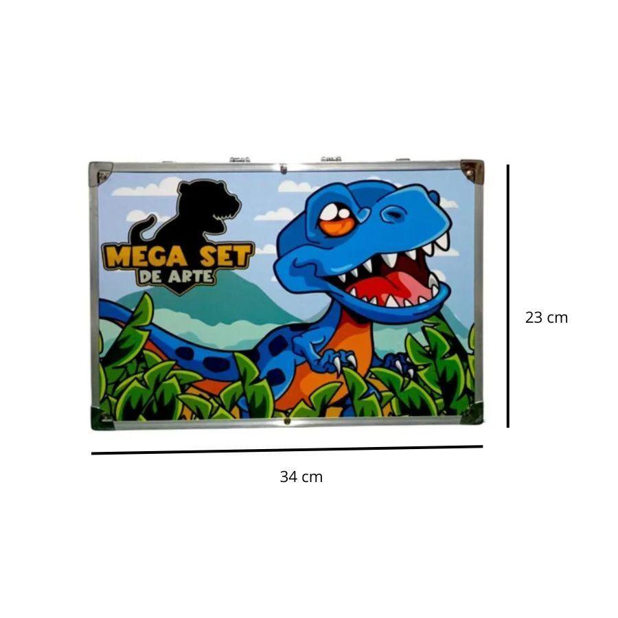 Kit De Arte Maletín De Dinosaurio 145 Piezas-2