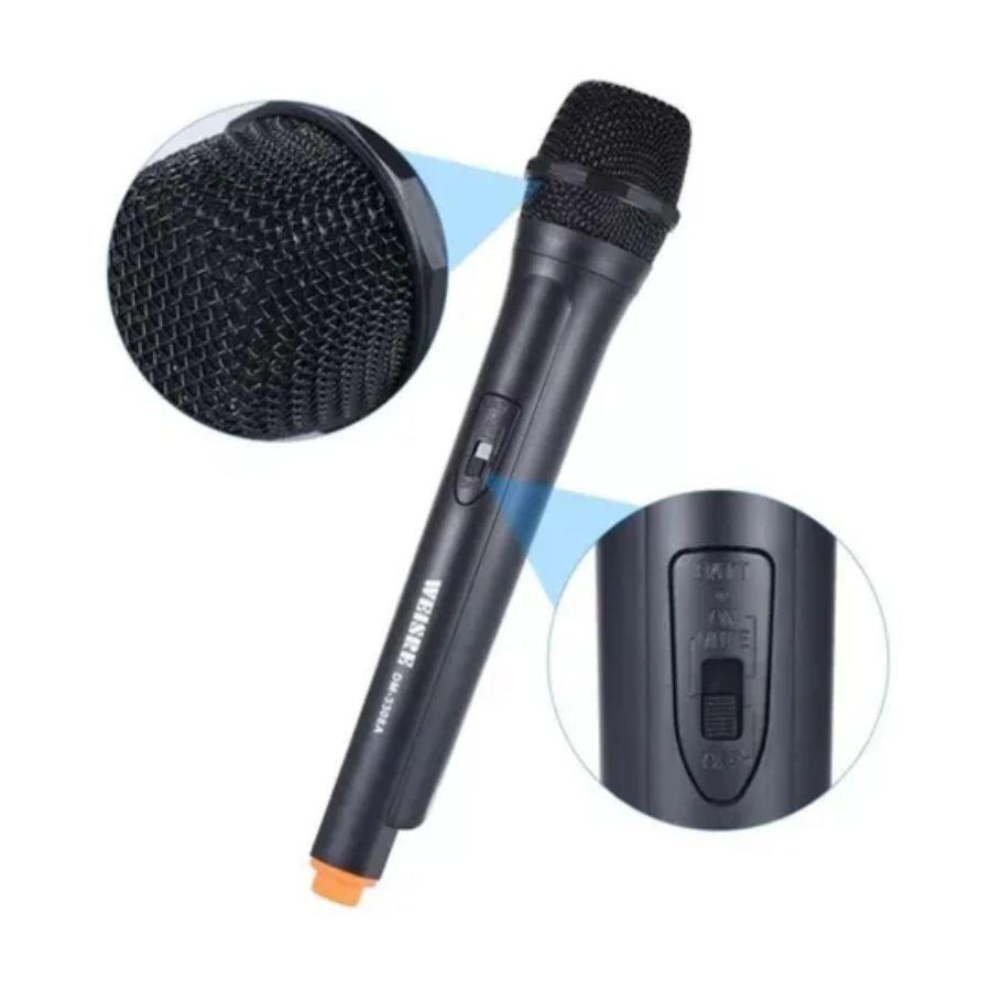 Micrófono Inalámbrico Profesional Weisre DM 3308A Karaoke-3
