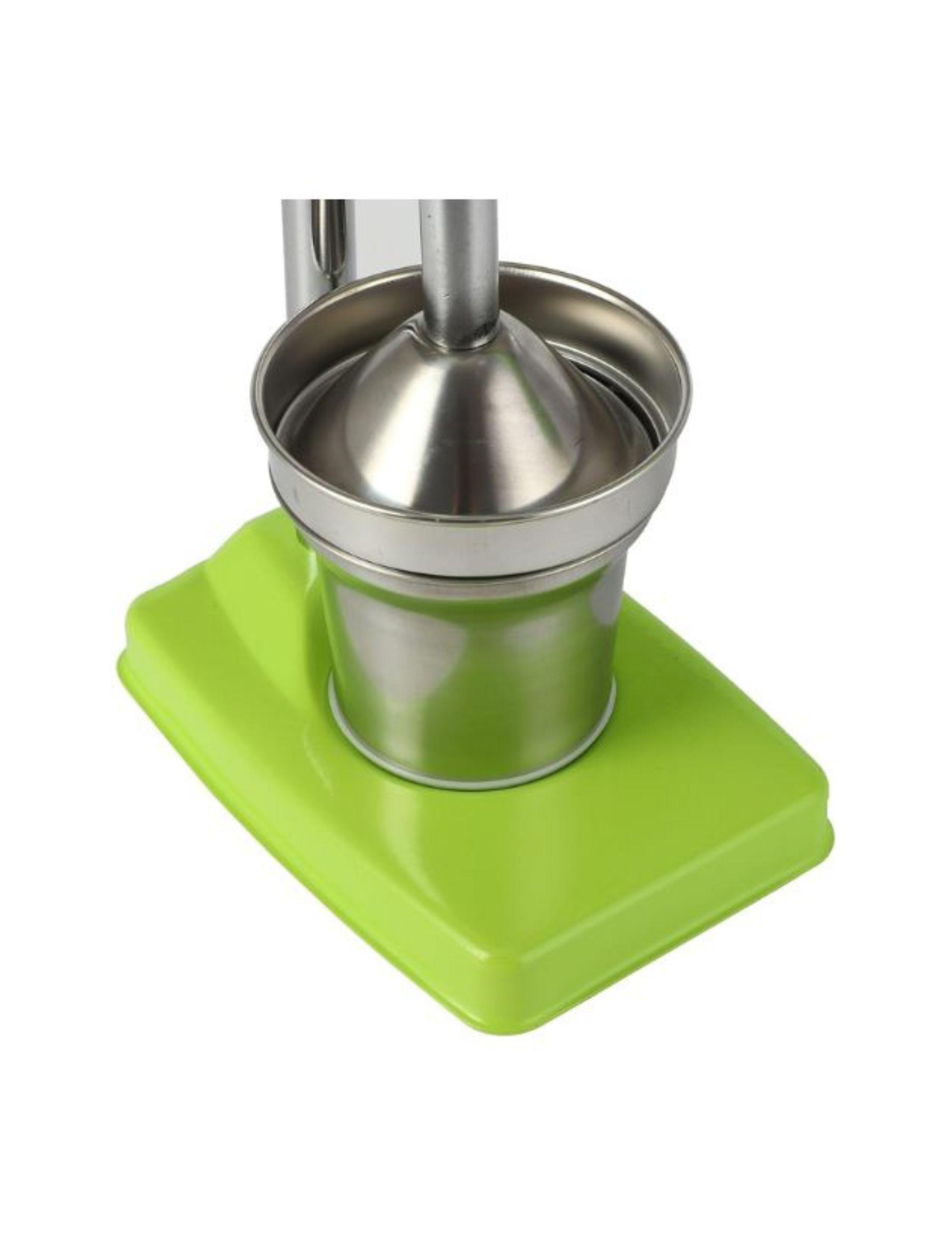 Exprimidor Metálico Manual Extractor De Jugos Verde-2