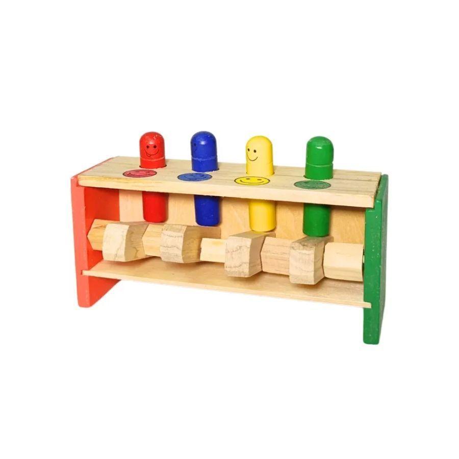 Juego De Madera Martillo Saltarin Para Niños-2