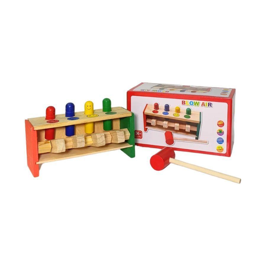 Juego De Madera Martillo Saltarin Para Niños-3