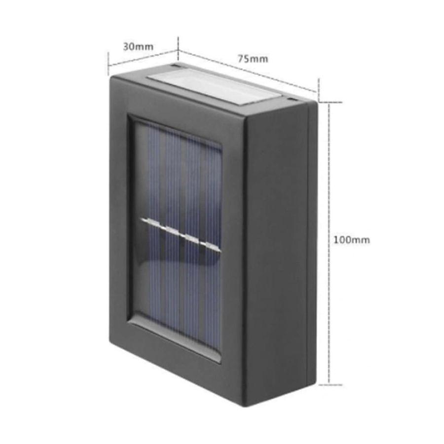 Pack 2 Luces Solares Foco Doble Para Exteriores -4