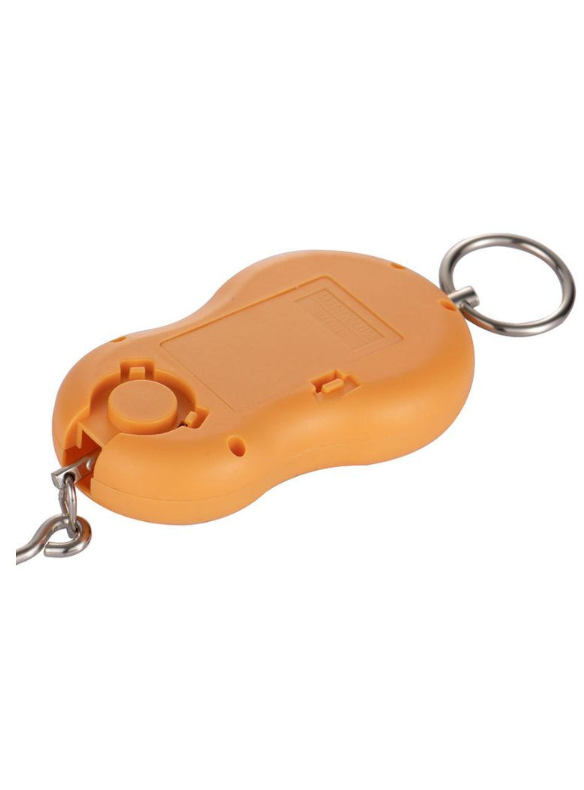 Pesa Digital De Mano Con Gancho Colgante Precisión 50kg Raf Naranja-1
