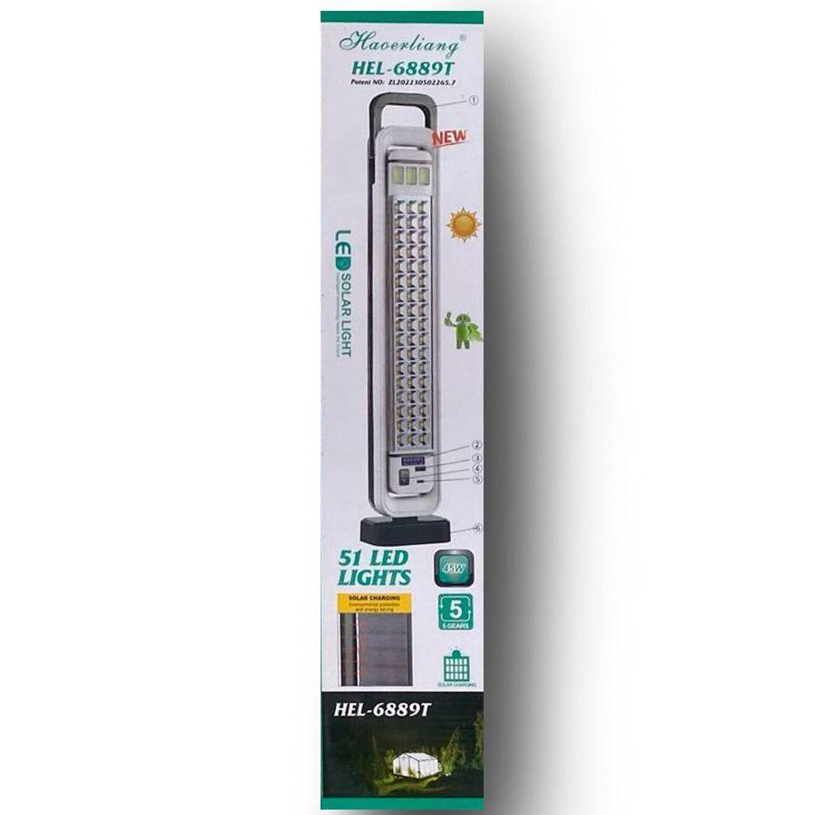 Lampara De Emergencia Recargable 45W Carga Solar Reflector LED-3