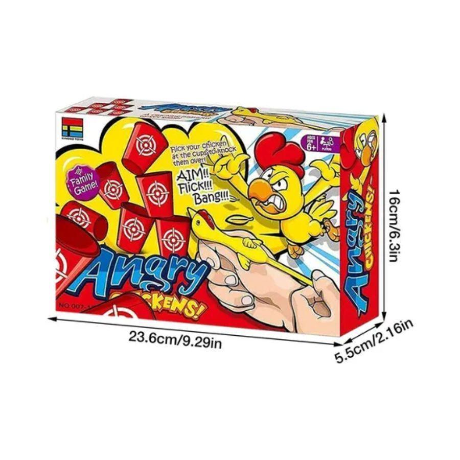 Juego De Mesa Pollos Voladores Derriba Vasos-5