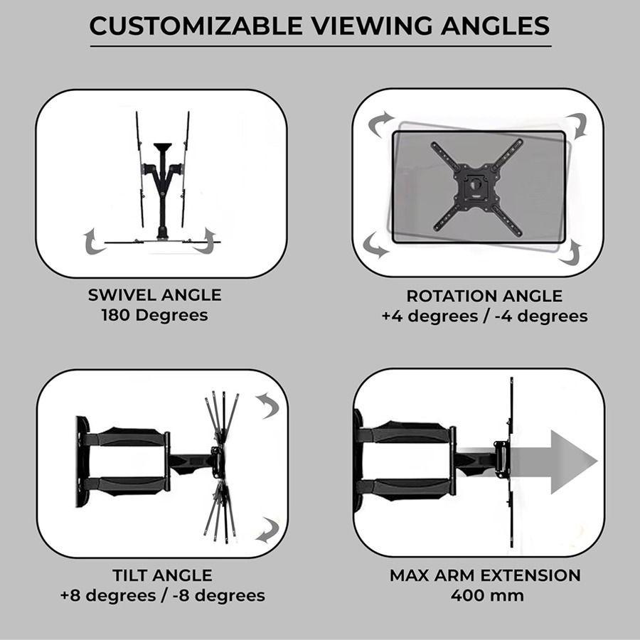 Soporte Universal de Pared para TV 32 a 60" Inclinablea-4