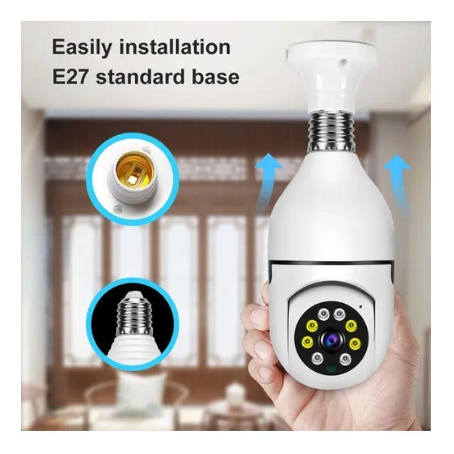 Cámara De Seguridad Aplicación WiFi Ampolleta 360-3