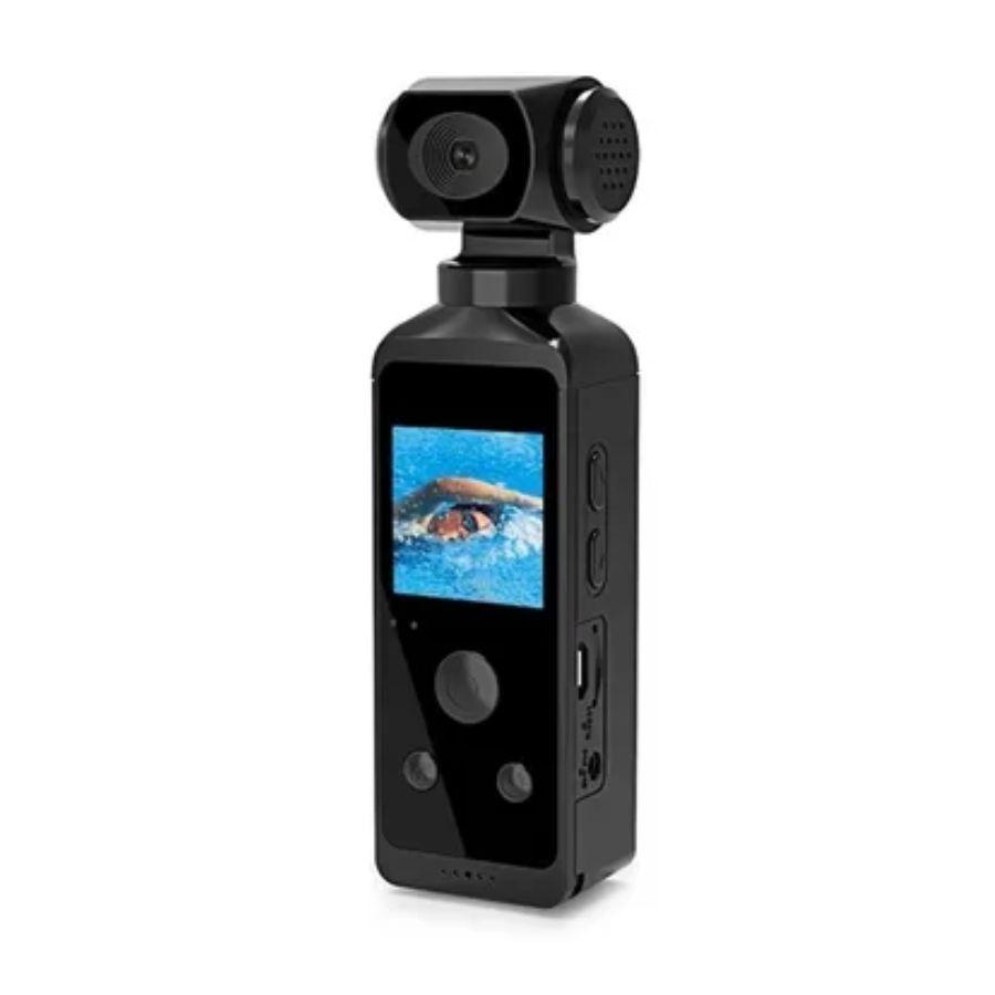 Cámara De Acción Bolsillo 4K HD Giratoria 270º-0