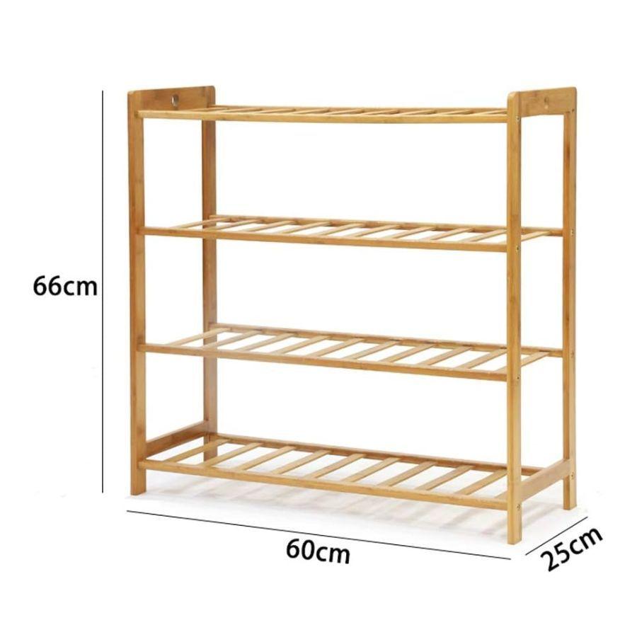 Zapatero Organizador De Zapatos de Madera 4 Pisos-2