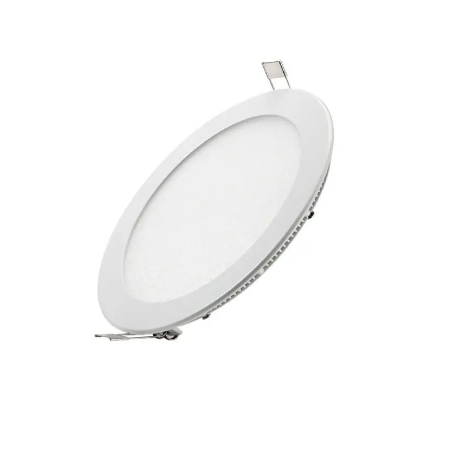 Lampara foco led redonda plafon 12w empotrable luz blanca -2