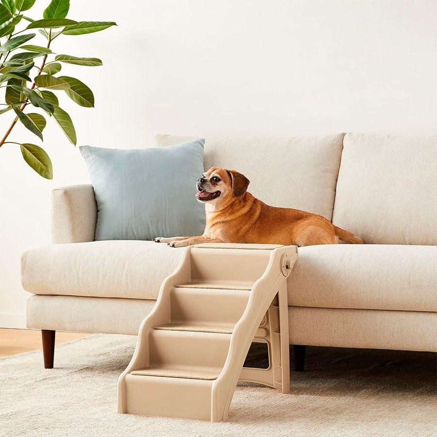 Escalera Rampa Plegable Antideslizante Para Perros Gatos 58x37x49cm-5