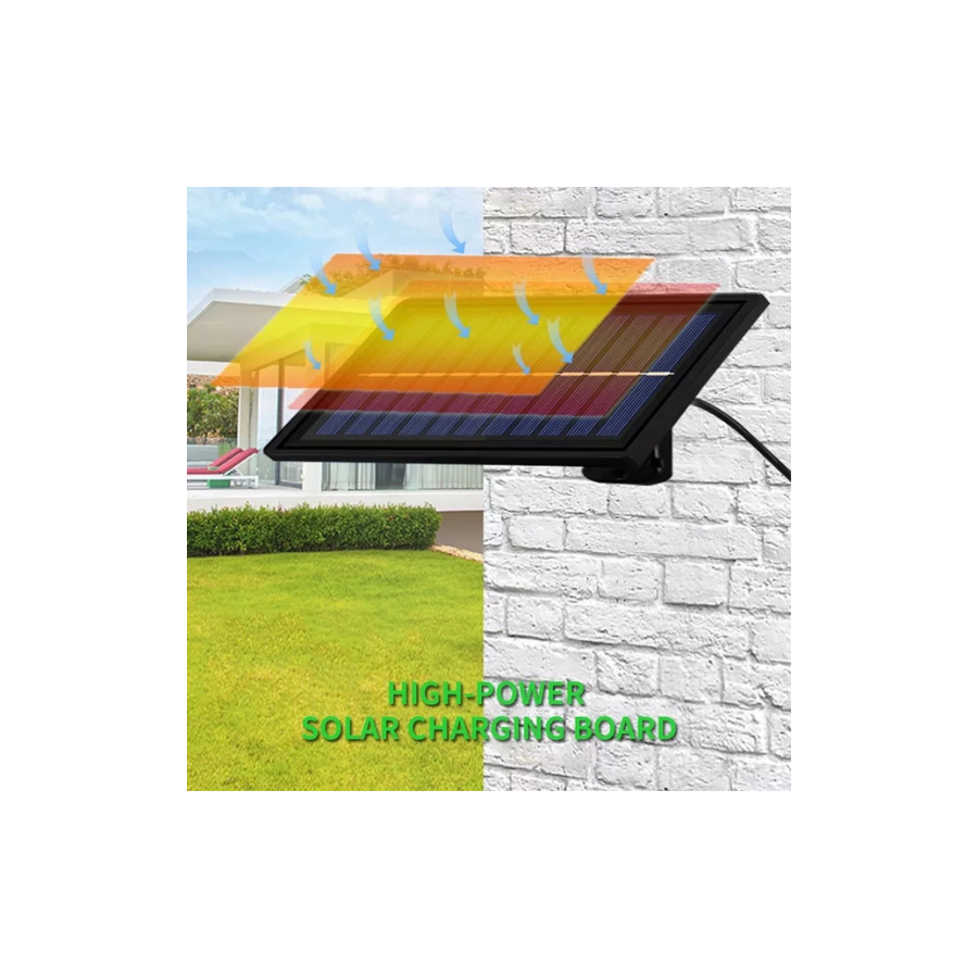 Lámpara Solar Luz Solar Exteriorinterior panel con control remoto-1