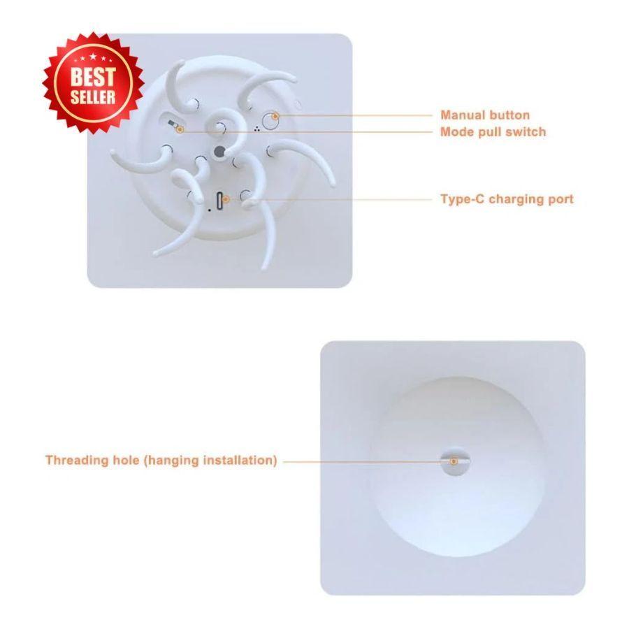 Luz Nocturna De Medusa Decorativa Con Alimentación USB-4