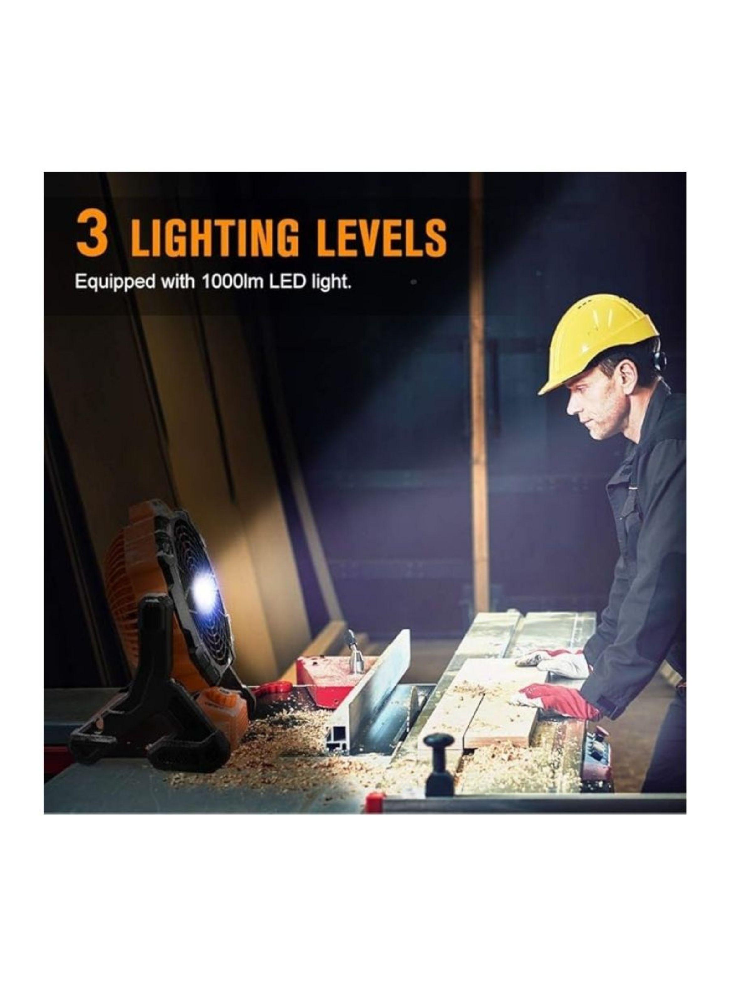 Ventilador De Piso Inalambrico Jortan X25 Con Led-2