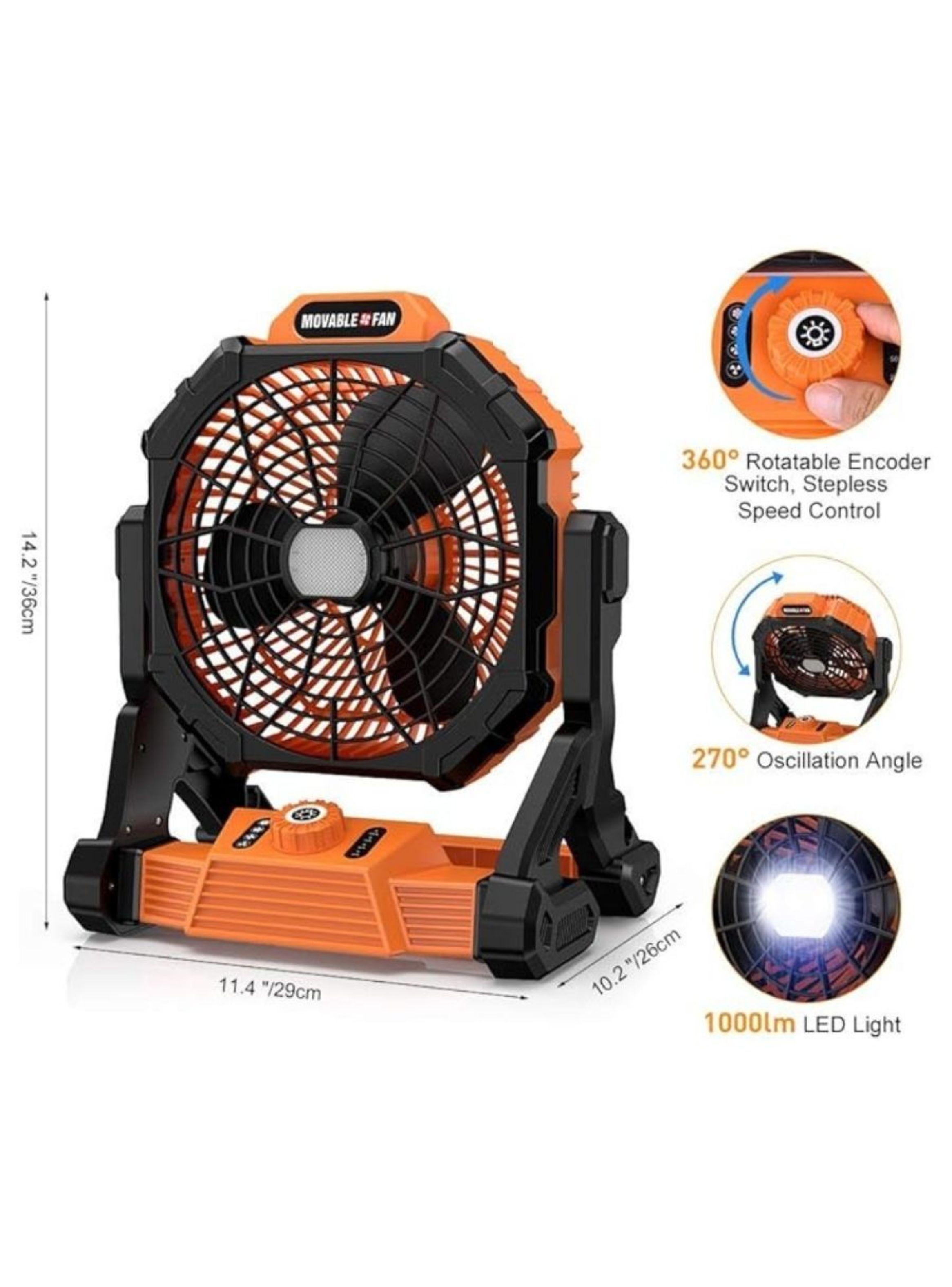 Ventilador De Piso Inalambrico Jortan X25 Con Led-4