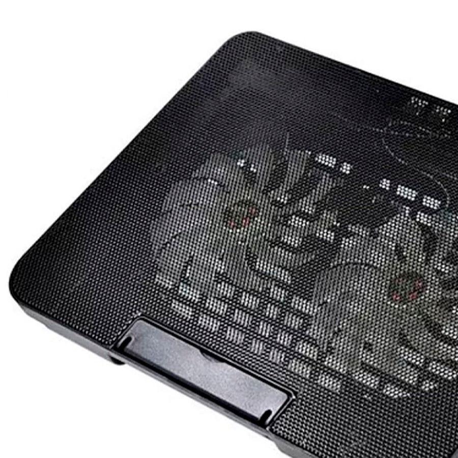 Soporte Ajustable Laptop 2 Ventiladores Iluminación Led 17 Pulgadas-4