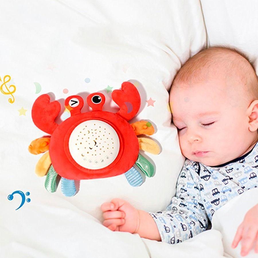 Cangrejo Proyector Musical Para Bebés Y Niños Rojo-4