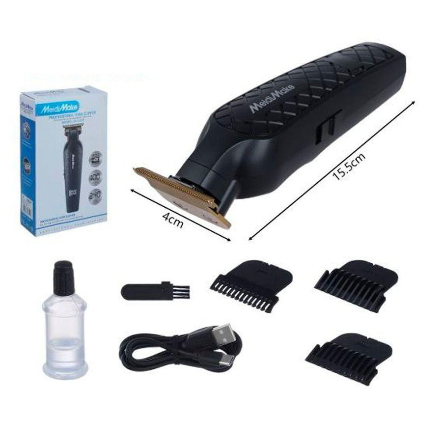 Máquina Cortadora De Pelo Indicador Led Cuchillas De Acero Inoxidable-4