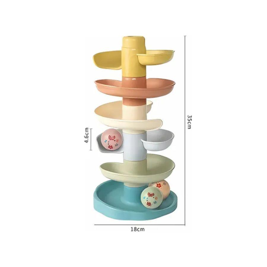 Juego De Tobogán Con Pelotitas Para Bebes  Rolling Ball-3