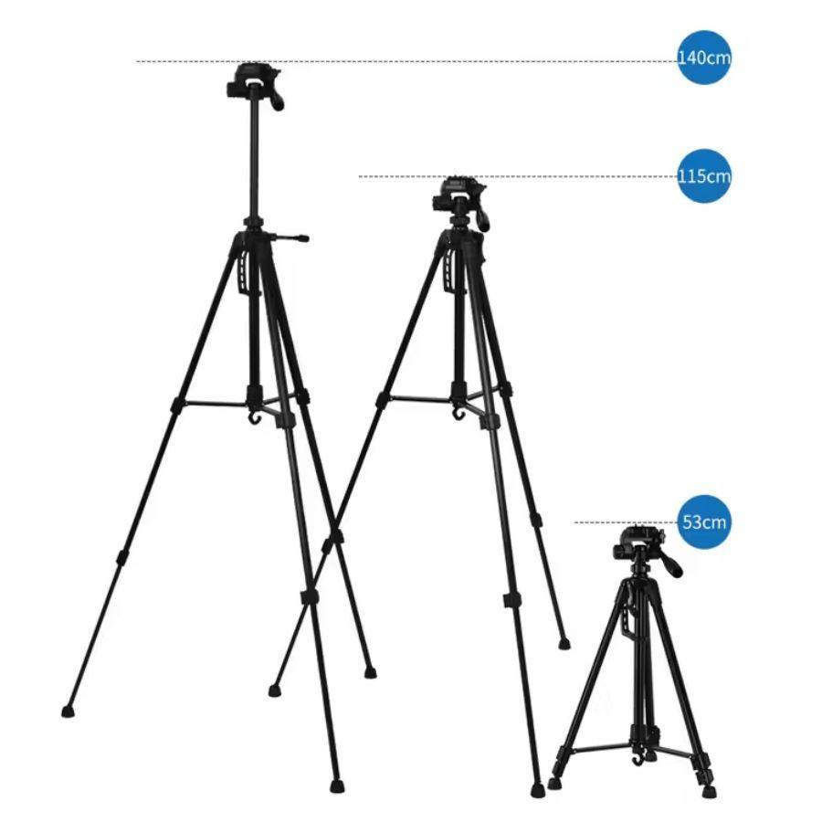 Trípode Profesional Para Cámara Base Negro-4