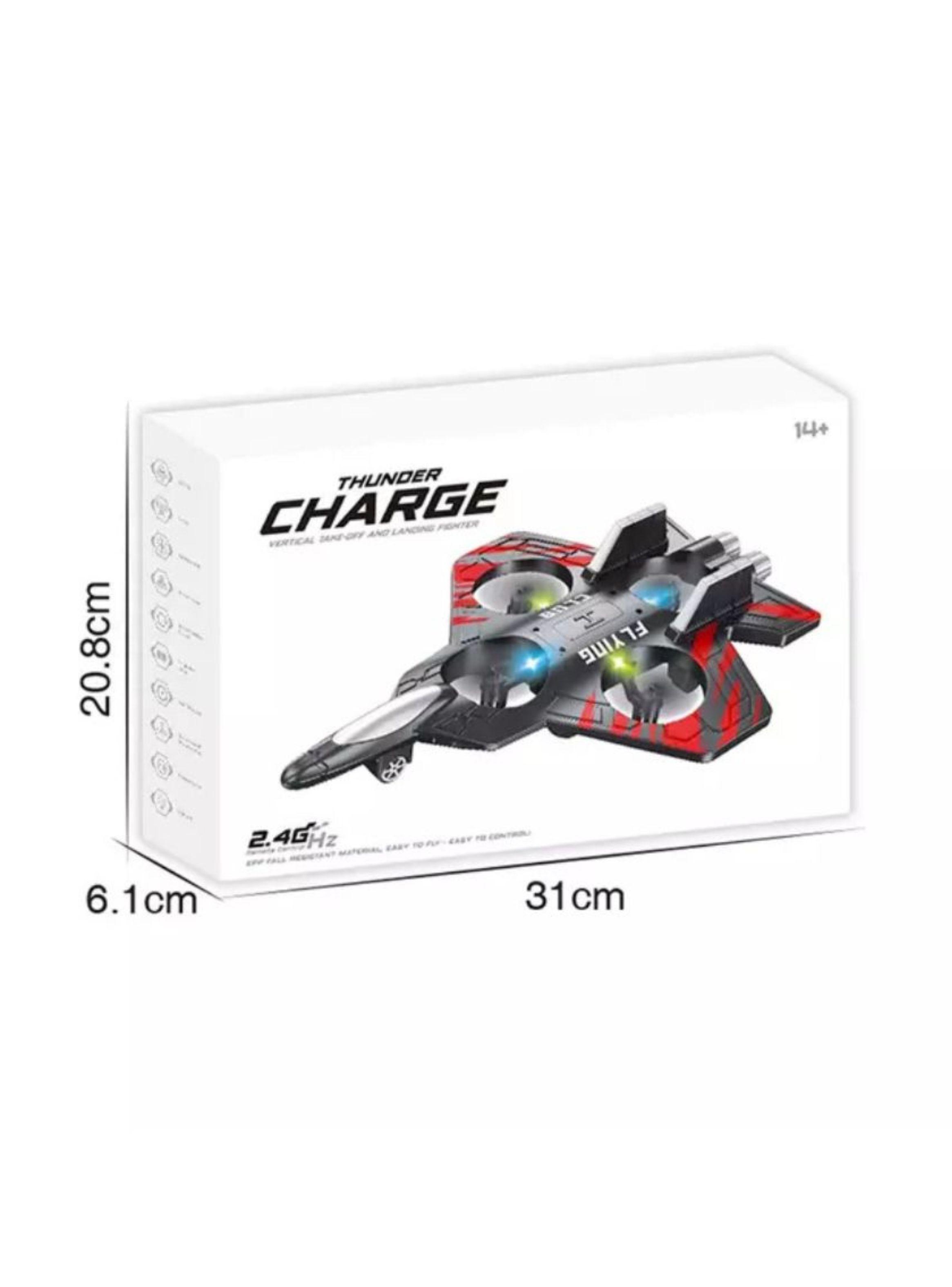 Avión Drone Ligero de Juguete Volador Control Remoto Recargable -4