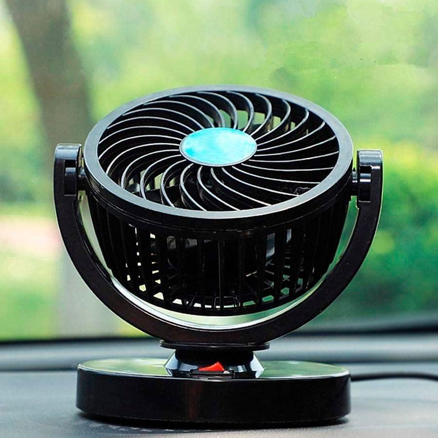 Ventilador De Automóvil Portátil Color Negro-4