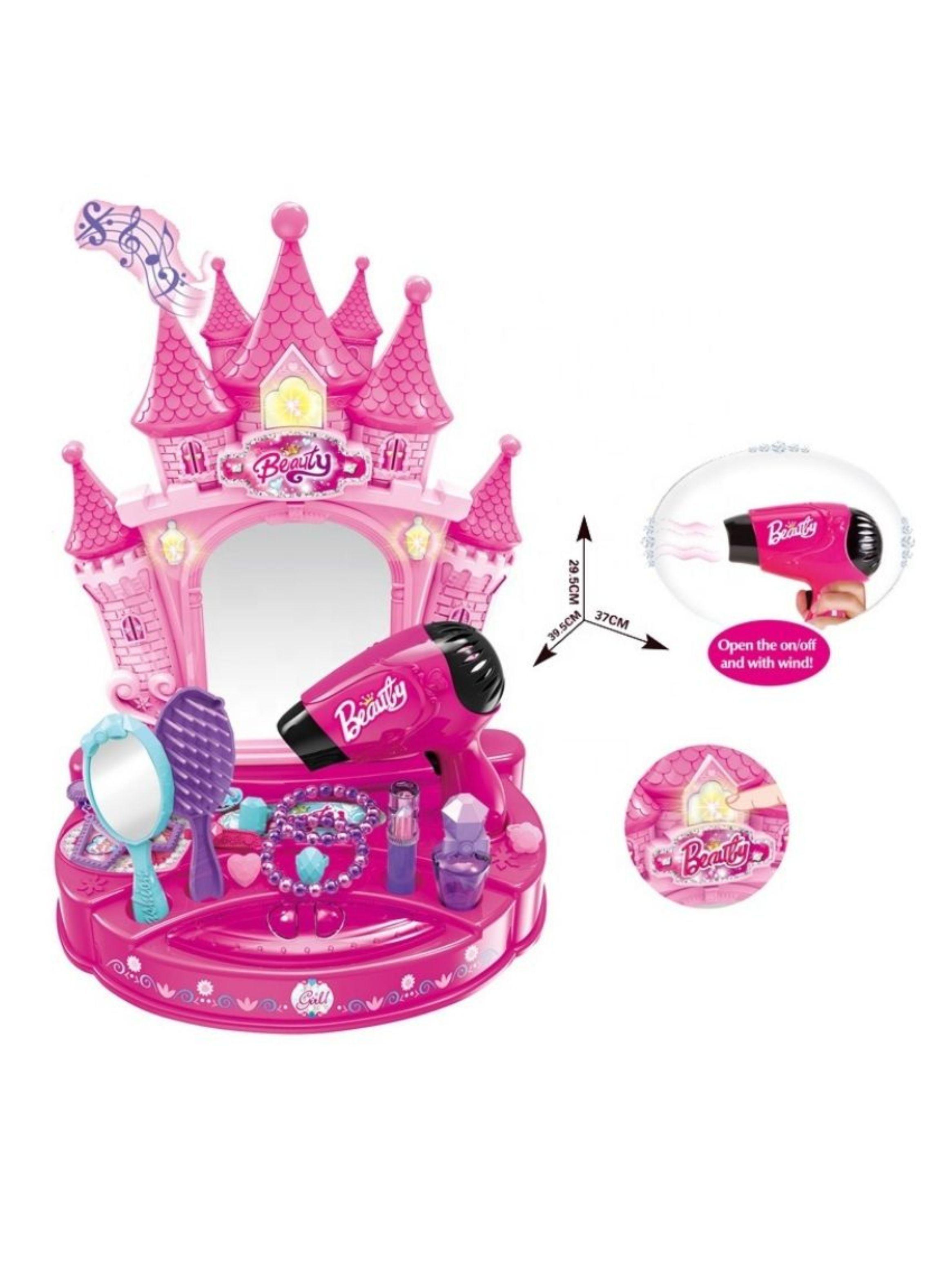 Set Tocador Accesorios de Belleza Infantil Con Luces-1