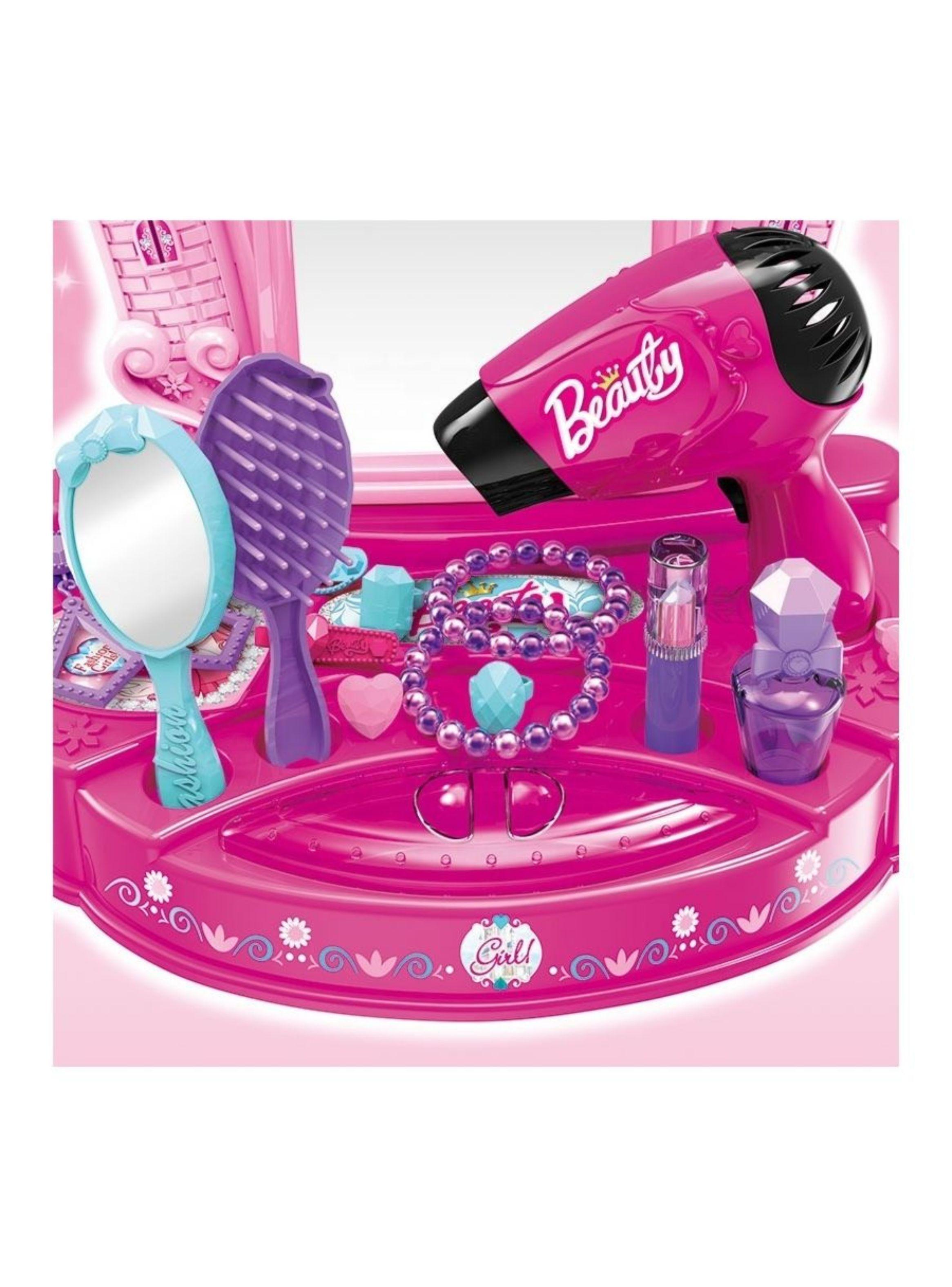 Set Tocador Accesorios de Belleza Infantil Con Luces-4