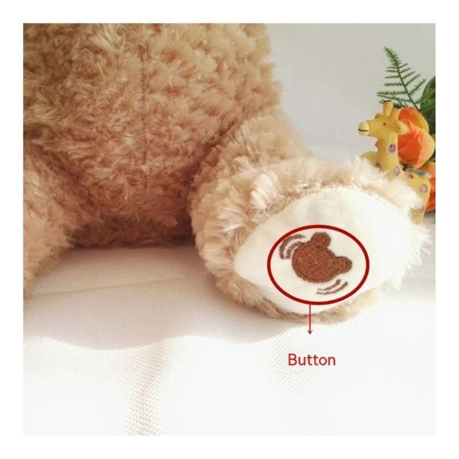 Osito De Peluche Para Niños Parlante Con Manta-2