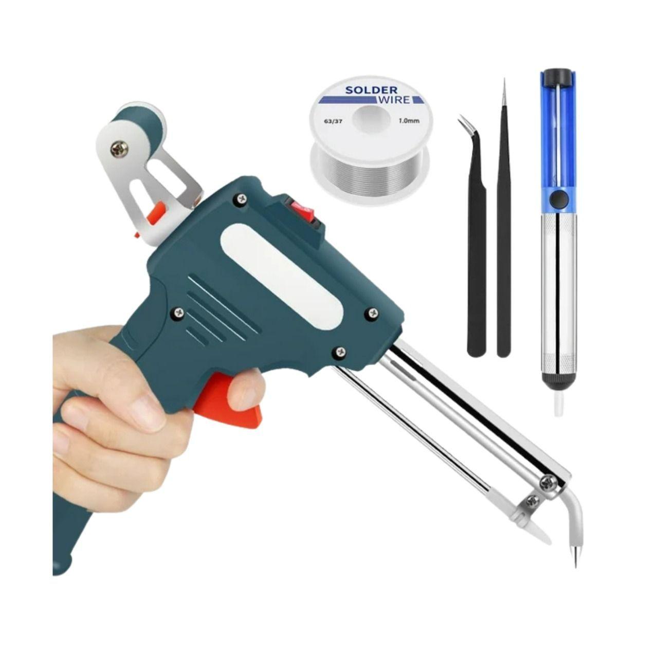 Kit De Soldadura De Hierro 60w Pistola De Mano-0