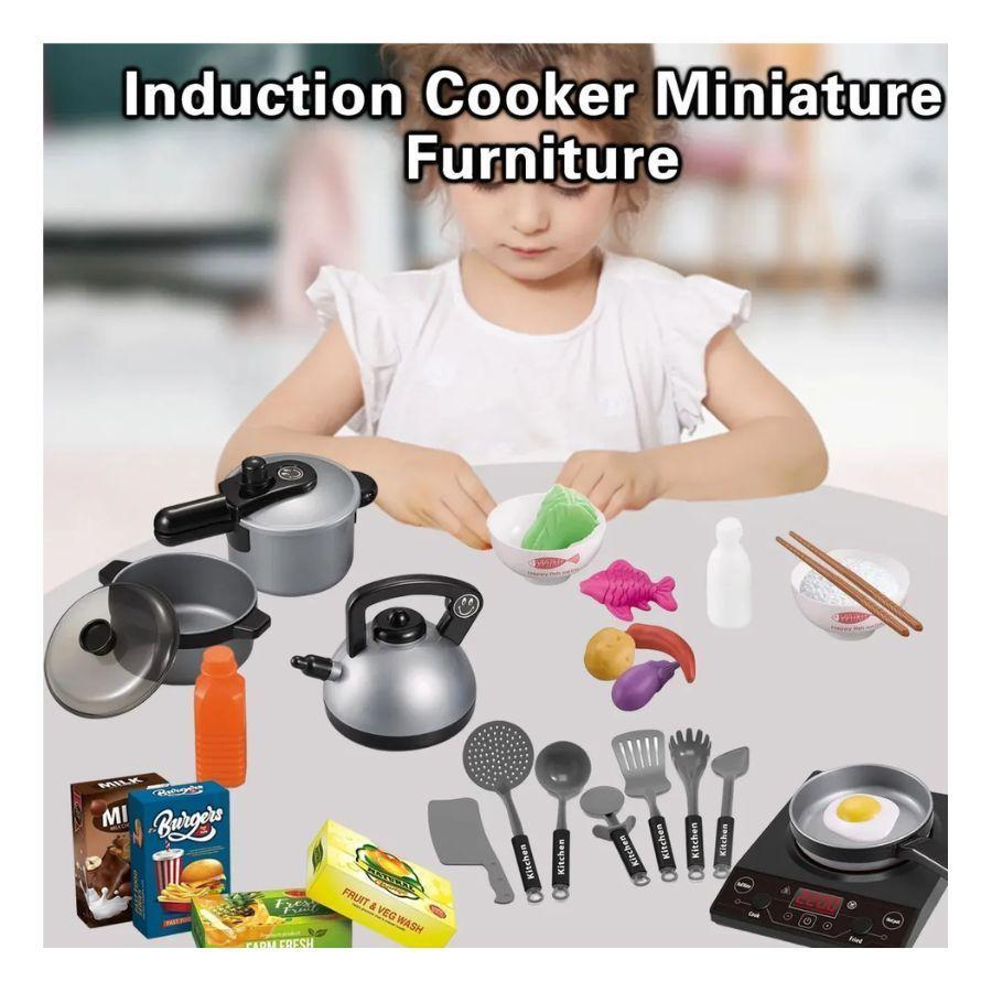 Cocina Juguete Cocinita Infantil Luz Sonido 36 Piezas Juego-4