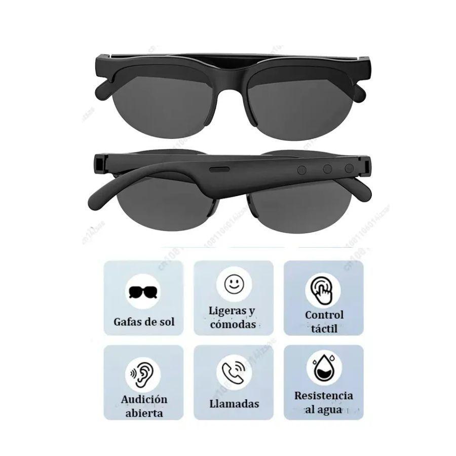 Lentes Gafas Inteligentes Con Bluetooth Audio Hd Y Llamadas -2