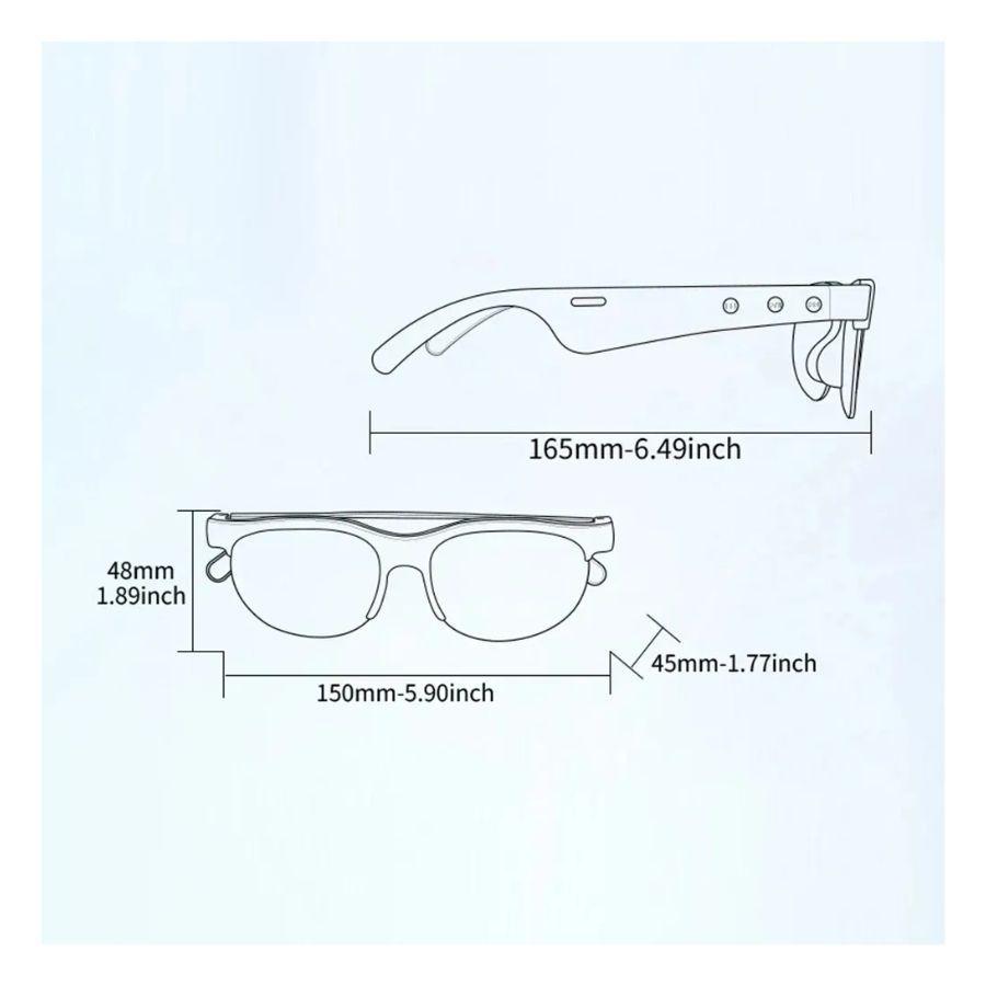 Lentes Gafas Inteligentes Con Bluetooth Audio Hd Y Llamadas -4