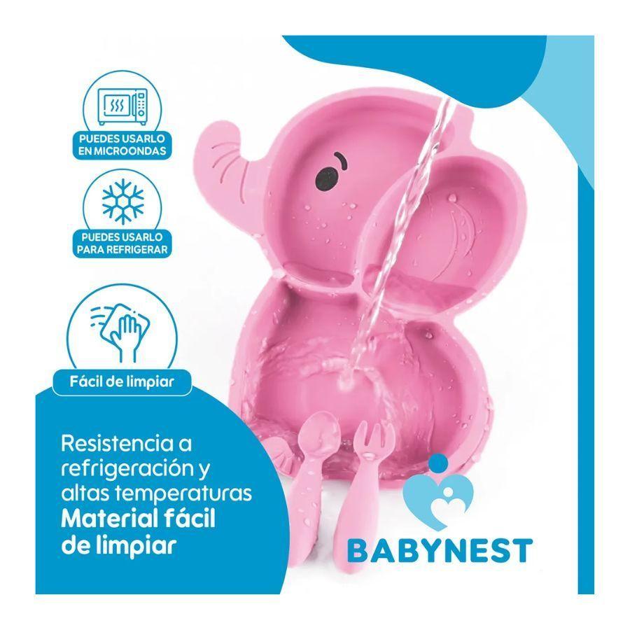 Set De Alimentación Antideslizante 9 Piezas Bebé Silicona -3