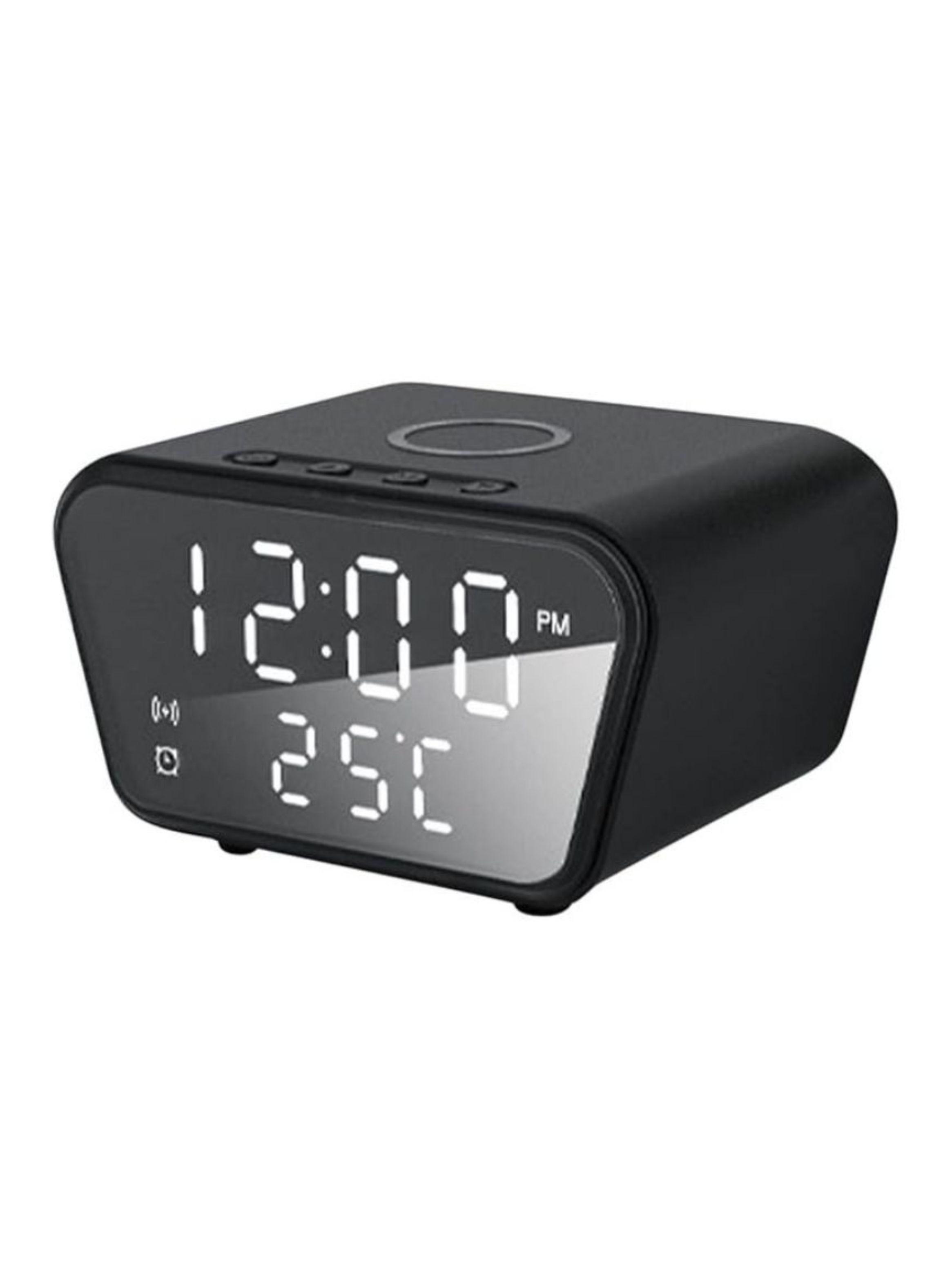 Reloj Despertador Con Cargador Inalámbrico Y Termómetro-0