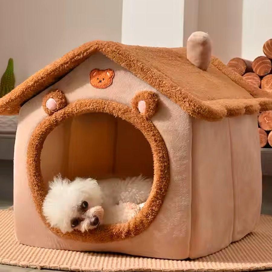 Cama Ecológica Casa Temática Para Mascota 49X39X46cm-2