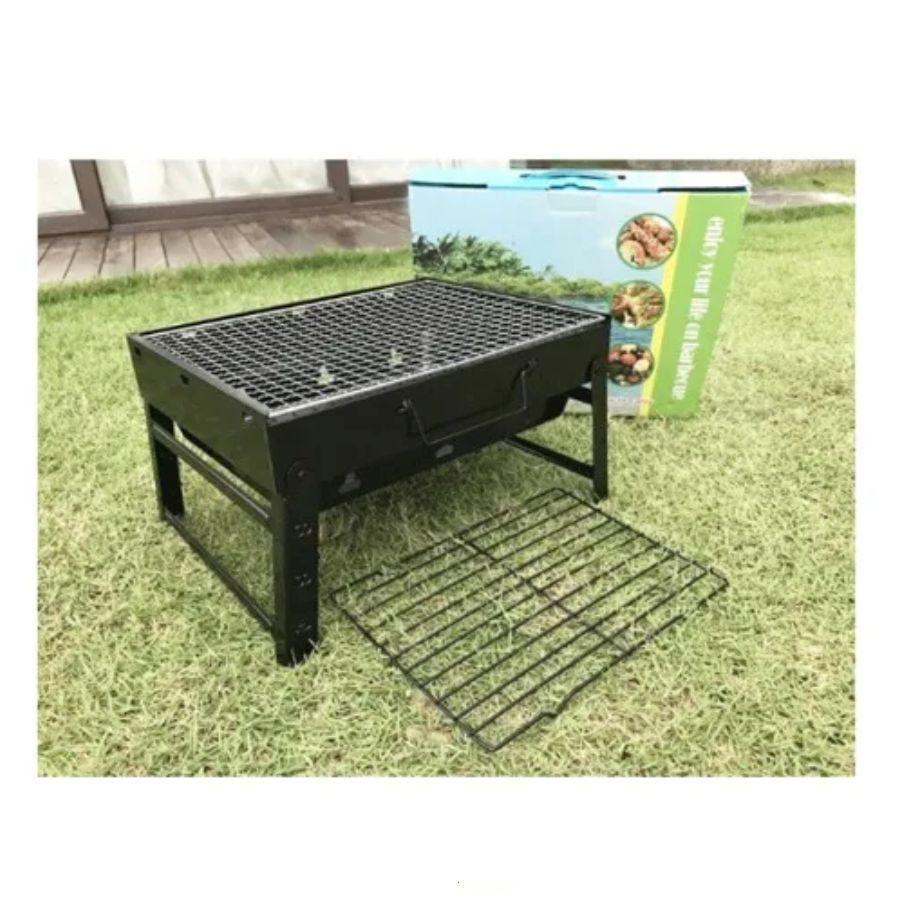 Parrillero Para Carbón Portátil  Plegable Asados Grill BBQ-2