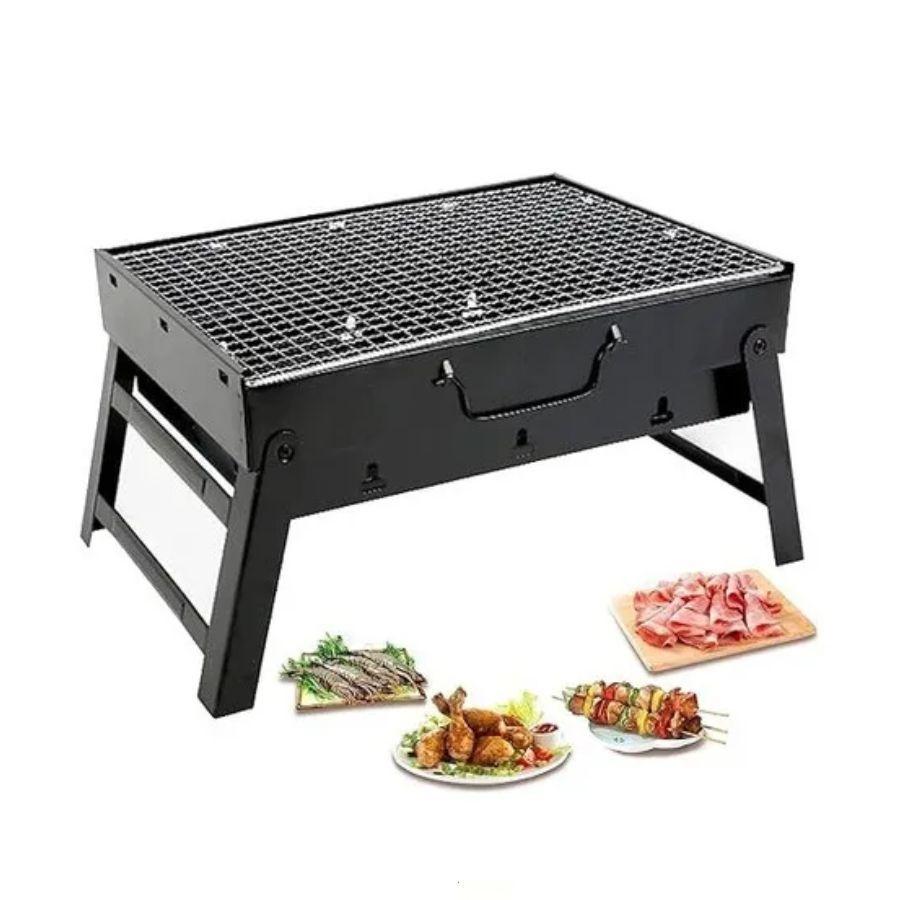 Parrillero Para Carbón Portátil  Plegable Asados Grill BBQ-3
