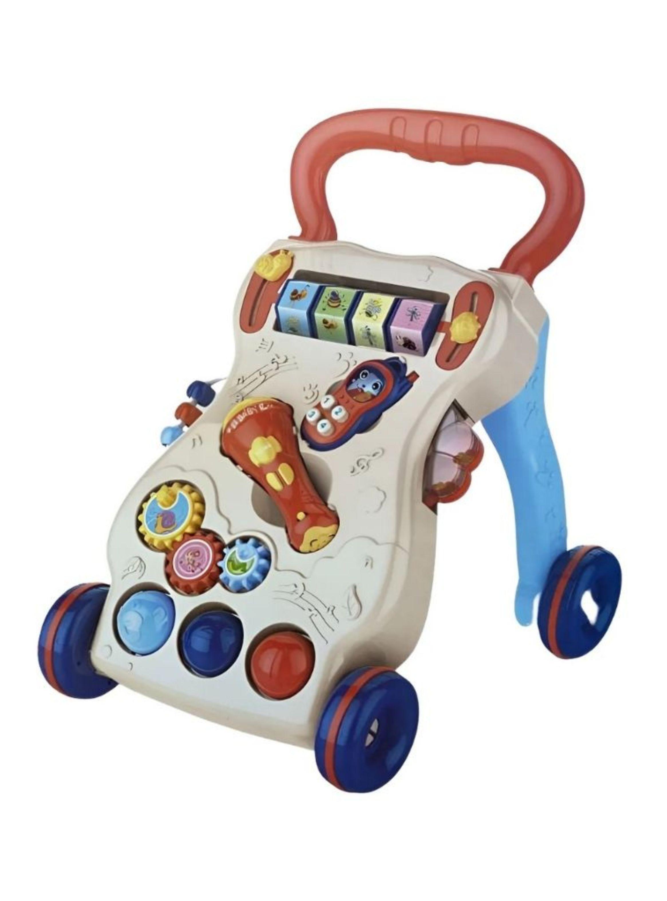 Andador Juguete de Empuje Estimulante con Luces y Sonido-0