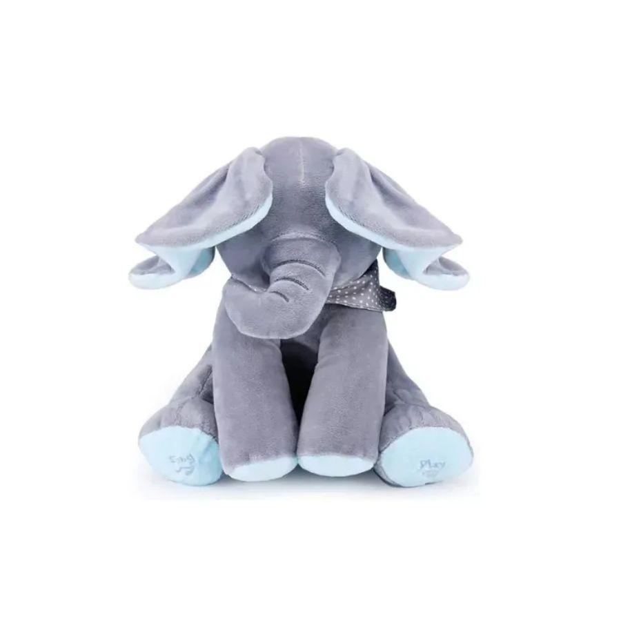 Peluche Músical Sensorial Elefante De Estimulación -3