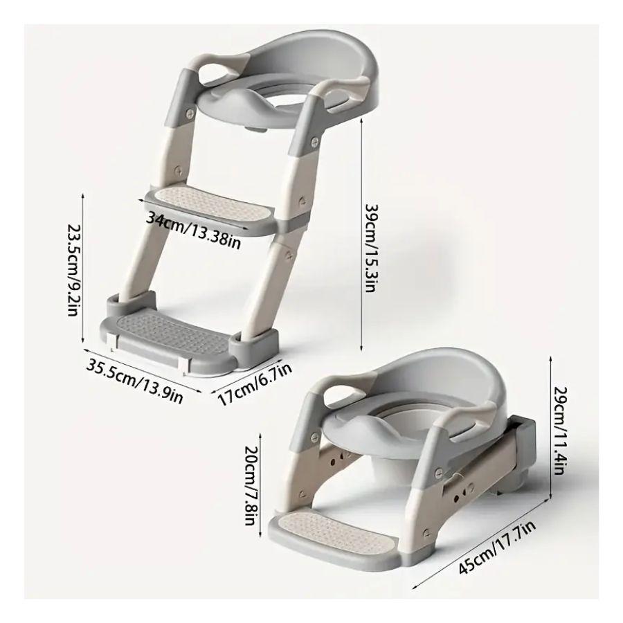Asiento De Baño Plegable Multifuncional 3 En 1 Infantil-1