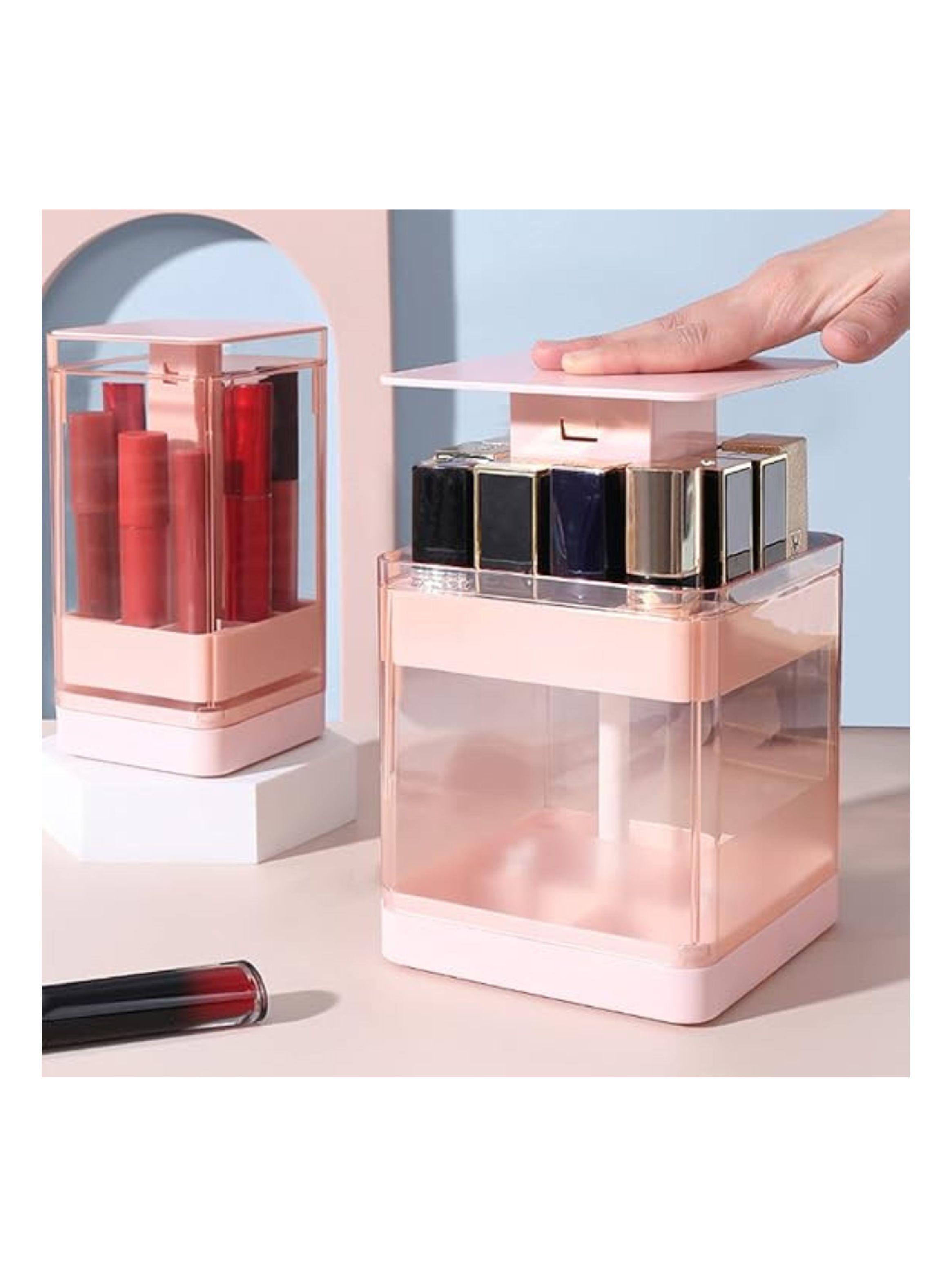 Caja De Maquillaje Organizador De Lápices Labiales Con Tapa-2