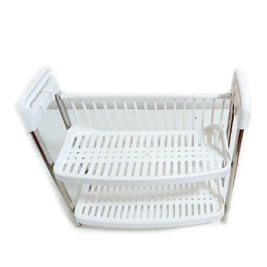 Estante De Cocina Uso Múltiple De 2 Pisos Acero Inoxidable-2
