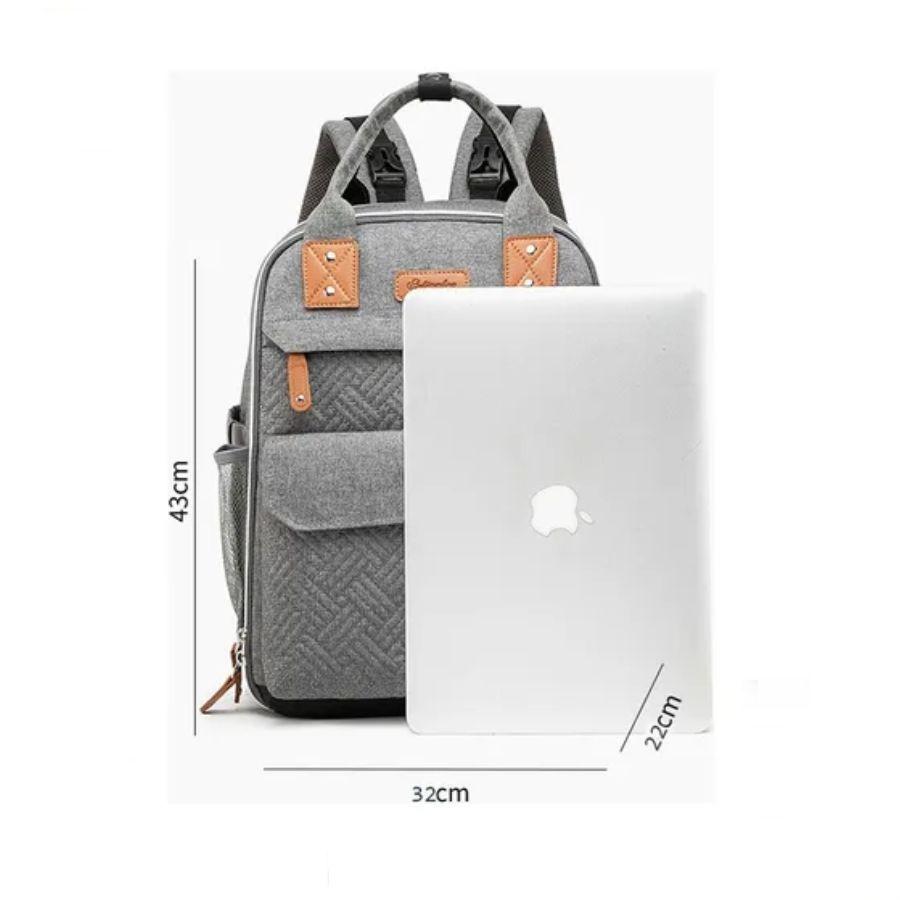 Bolso Mochila Impermeable Multifuncional Pañalera-5